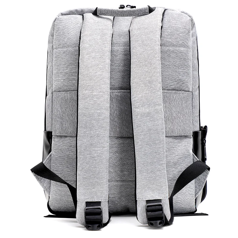 TINYAT, мужской Школьный рюкзак, водонепроницаемый, полиэстер, кожаный рюкзак, USB, 15 дюймов, рюкзак для ноутбука, мужской, для путешествий, Mochila, черный, рюкзак