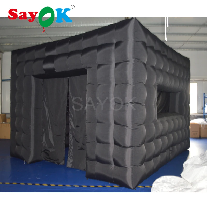 Дешевый надувной тент для мероприятий выставки черного Куба|tent tent|tents for eventstent event