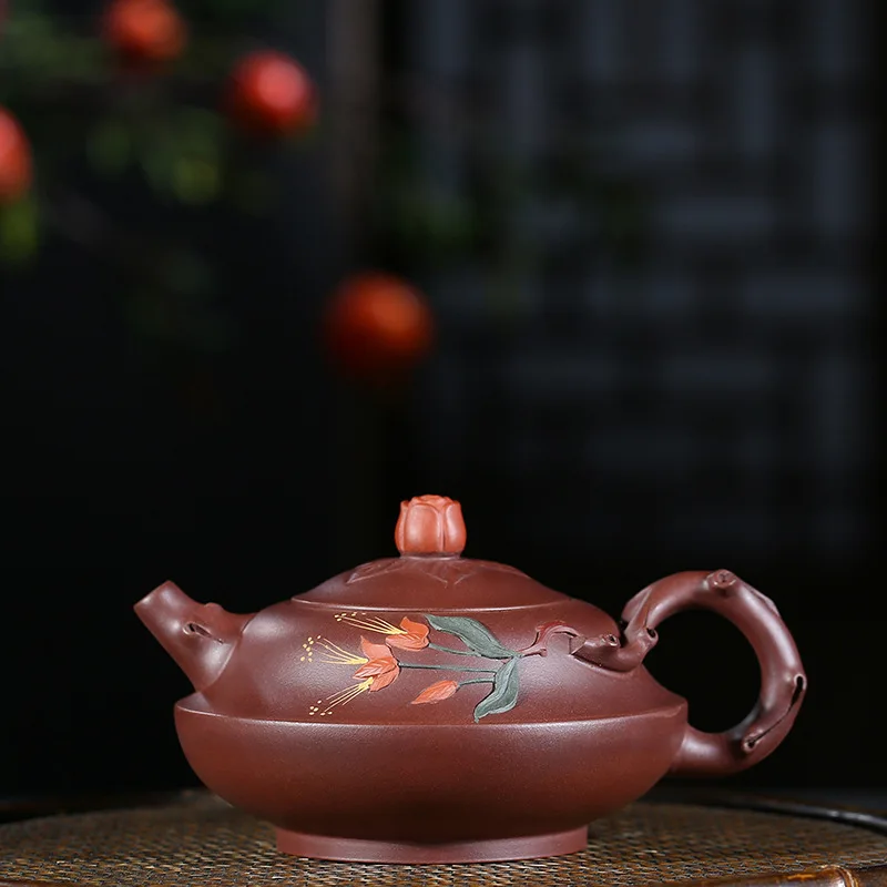 

Full Manual Raw Ore Purple Mud Liuxiang Pot Infusion Of Tea Preserve One's Health Kettle Kungfu Online Teapot Tea Set Gift