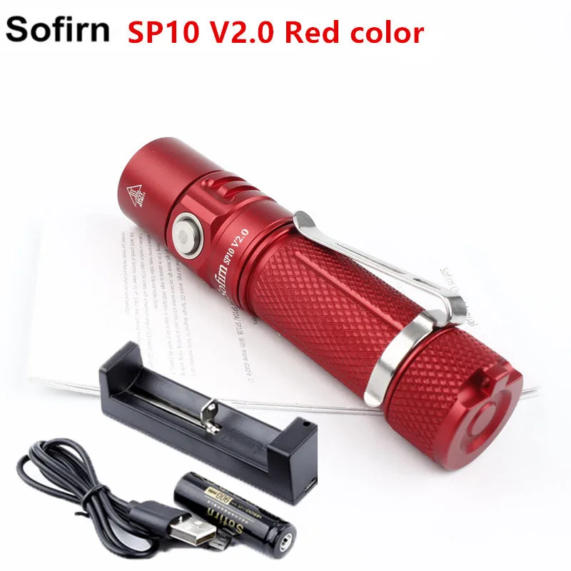 

Sofirn SP10 V2.0 Kit Portable LED Flashlight AA 14500 CREE XPG2 LED Torch Light Lamp Mini Handy Keychain Flashlight 6 Modes