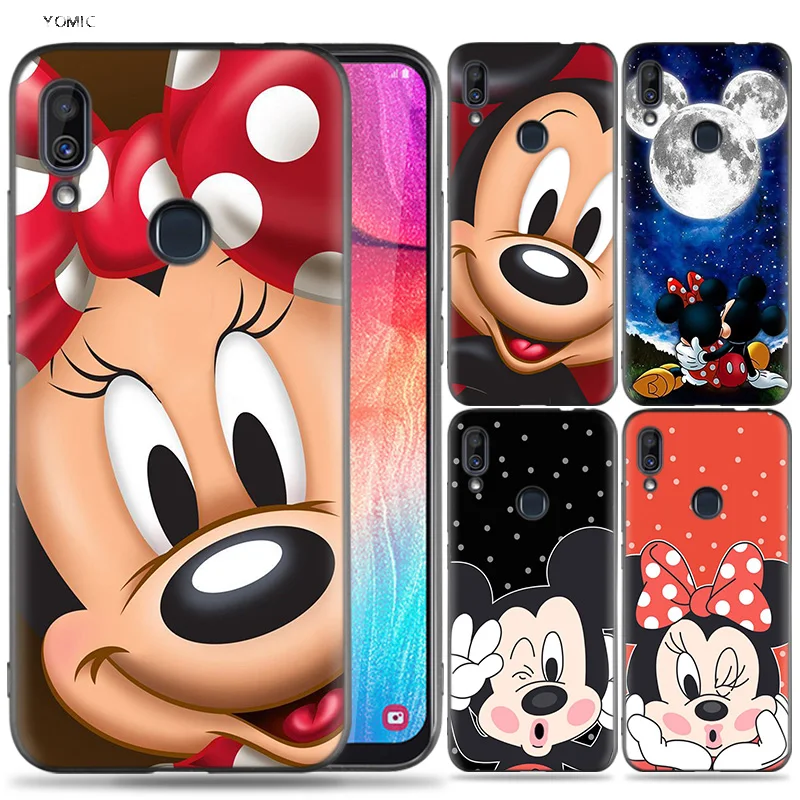 

Silicone Case for Samsung Galaxy A30 A50 A10 A20 A60 A40 M10 M20 M30 A6 A8 J4 J6 J8 Plus A7 A9 2018 Minnie Mouse