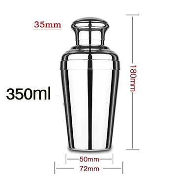 Гриб-образная крышка коктейльный барный шейкер инструменты - Цвет: 350ml