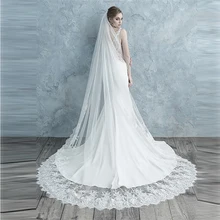 Verngo Veli da sposa Appliques Velo Da Sposa Accessori Da Sposa Delicato Velo di Pizzo