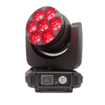 

2018 New 2pcs Bee Eye Led Moving Head Lyre Zoom Wash Beam Dmx Light 7x40w Rgbw 4in1 Moving Head b Eye Stage Disco Light