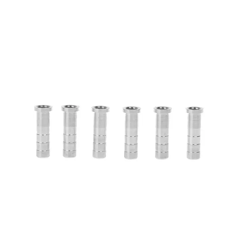 

6Pcs/Set Arrow Shaft Bracket Archery Shooting Outdoor Hunting Supplies Tactical Tackle Aluminum Accessories For 7.5 to 8mm Shaft