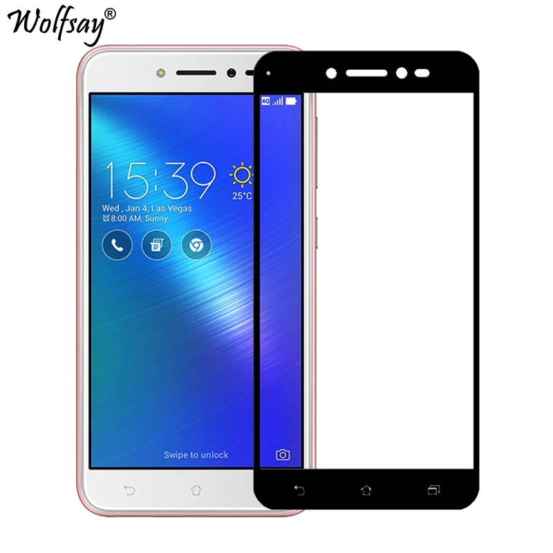 Полноразмерное закаленное стекло для Asus Zenfone Live ZB501KL защитная пленка 2.5D 9H |