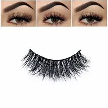 Натуральный макияж 3d норковые ресницы, наращивание ресниц 1 пара Искусственные ресницы макияж настоящая сибирская полоска норковых ресниц 001