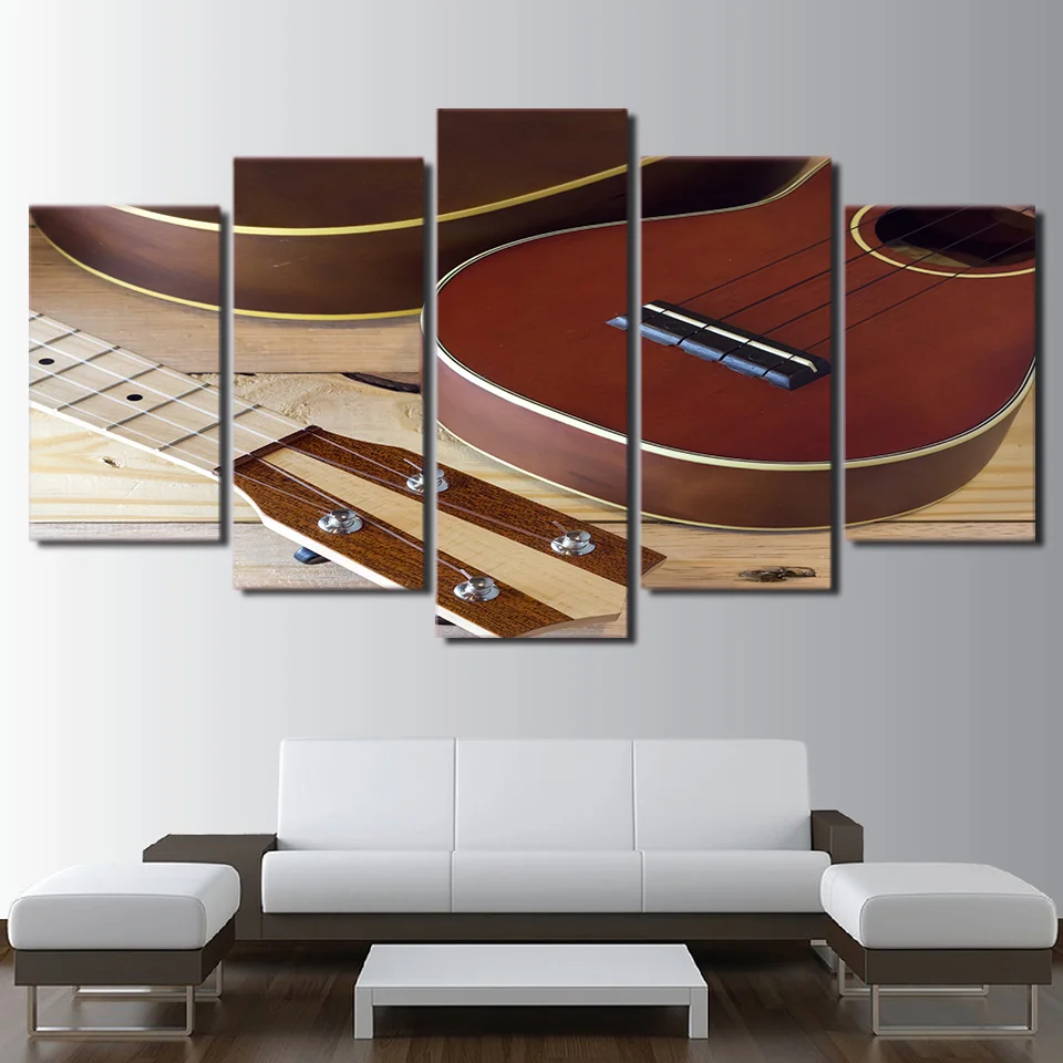 

Home Decor Canvas Living Room Frame HD Printed Modern 5 Panel Brook Tree Landscape Pictures Painting Wall Art Modular Poster