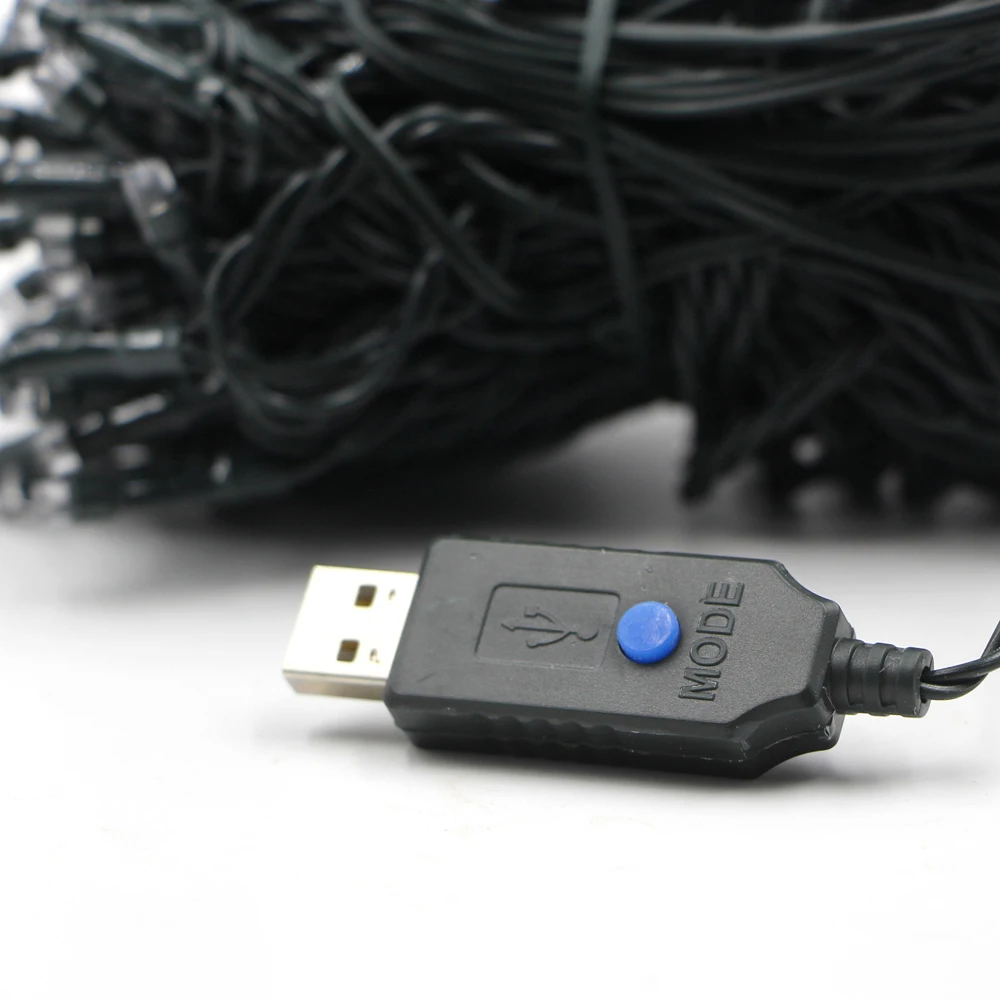 10 м 20 USB питание 100 LED Сказочный свет Светодиодная гирлянда 5V водонепроницаемый