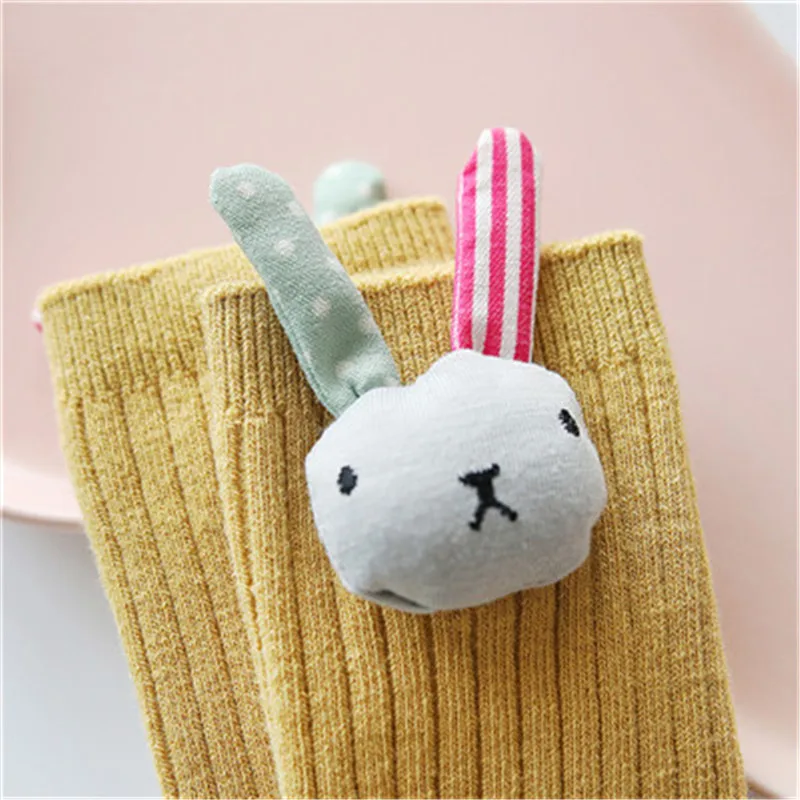 Winter Spring Cotton Baby Socks Cartoon rabbit Baby Girl Socks Newborn Knee High Long Leg Warmers Girls Socks  (5)
