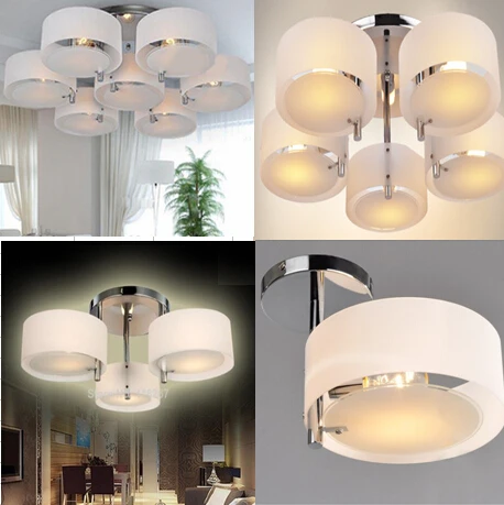 Free shipping Acrylic Chandelier lights modern brief living room lights 1 7 lights 110 240V