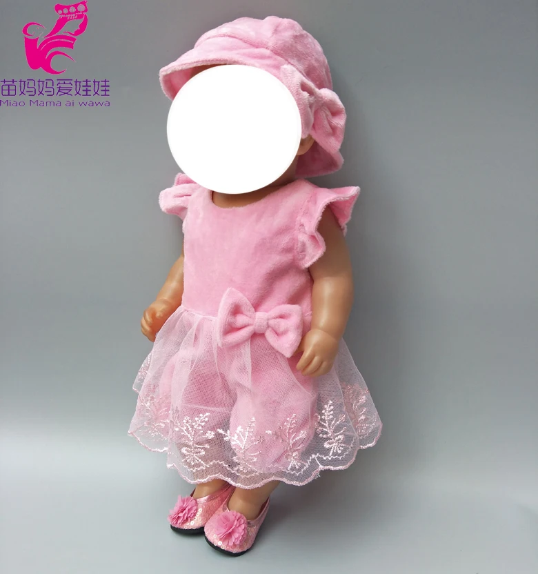 18 дюймов куклы одежда повседневный комплект одежды подходит для 43 см для ухода за ребенком для мам Одежда для куклы-младенца одежда для