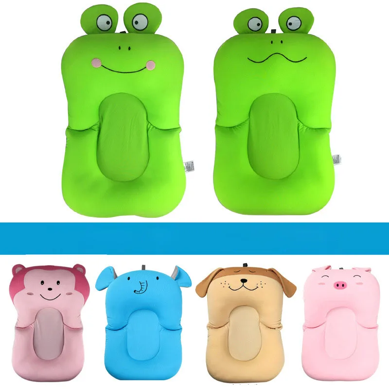 

Ideacherry Baby Bath Mat Tub Newborn Baby Foldable Baby Bath Tub Pad Chair Shelf Newborn Bathtub Seat Infant Support Cushion