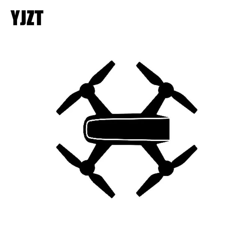 YJZT 14 1 см * 13 7 Виниловая наклейка для квадрокоптера UAV дрона Автомобильная