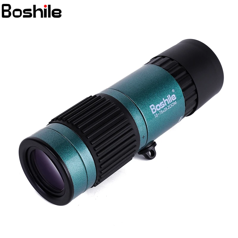 Boshile Zoom 15-75x25 Монокуляр High times мощный телескоп Карманный размер высокое прозрачное видение HD для весны Открытый походный прицел