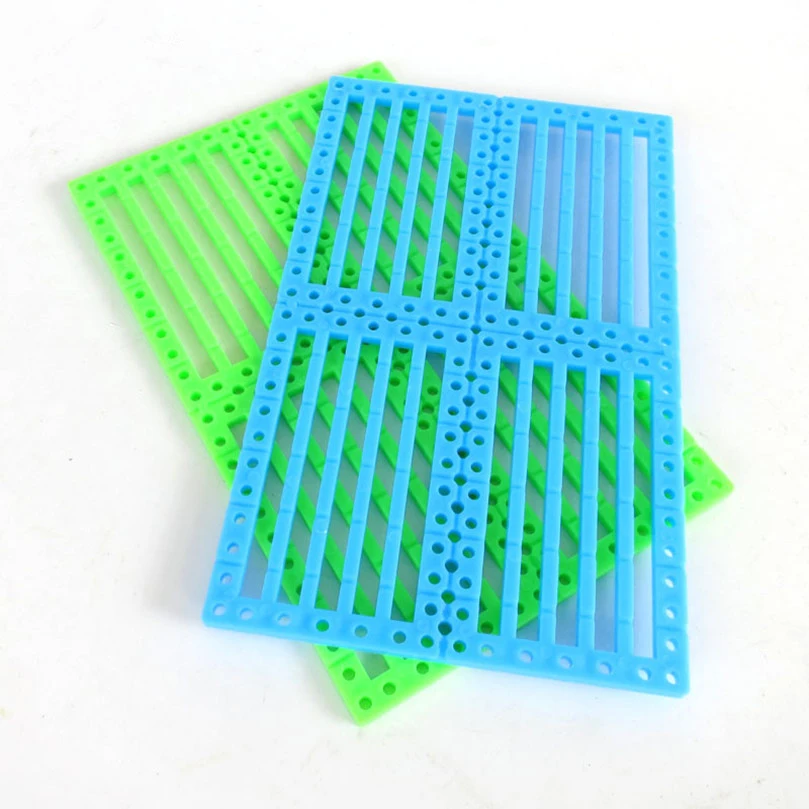 

feichao 7.5cm*12cm Functional Panel Chassis DIY Toy Car Shell Plate Perforated Plastic Sheet Model Building Kits