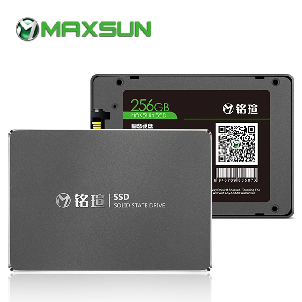 MAXSUN ssd 256 Гб Тип интерфейса SATA Скорость 500 МБ/с. Nand флэш-накопитель Тип TLC из сплава в виде металлического SMI профессионального мастера твердотельных дисков