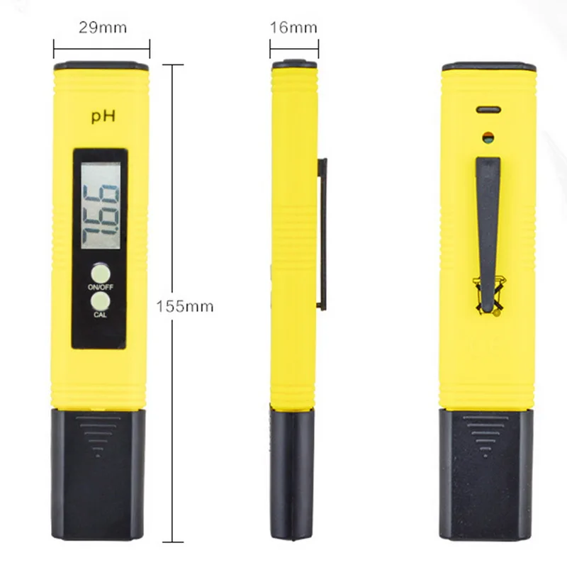 Профессиональный цифровой рН-метр, тип ручки, портативный тестер качества воды, кислотомер для аквариума, измеритель кислотности воды