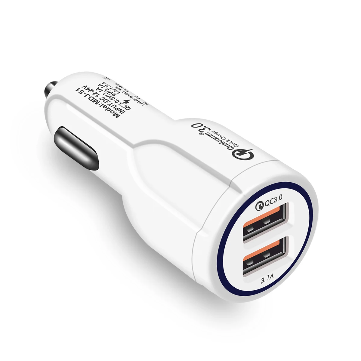Автомобиль Зарядное устройство Quick Charge 3 0 для мобильного телефона Dual Usb Qualcomm Qc