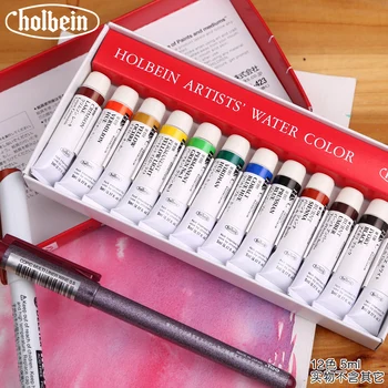 

Japan Holbein Hwc 12, 18 Colors 30/40/60 Colors 5ml of each color Transparent Watercolor Gouache Paint Watercolour