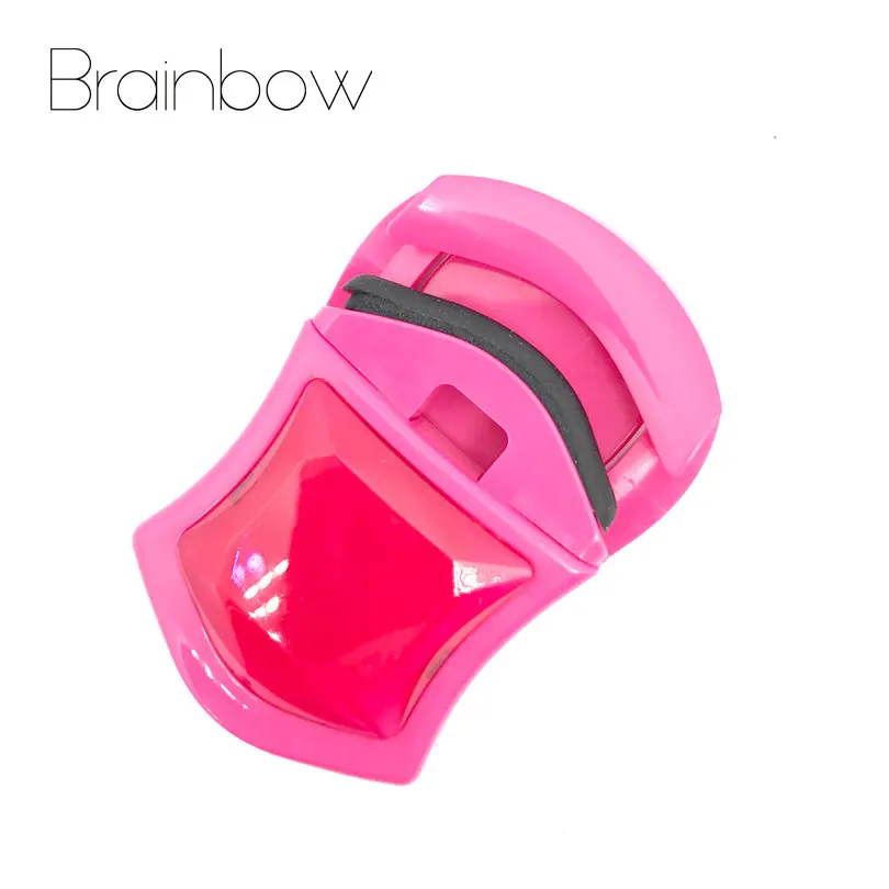 Brainbow 1 шт. розовые пластиковые щипцы для подкручивания ресниц маленькие