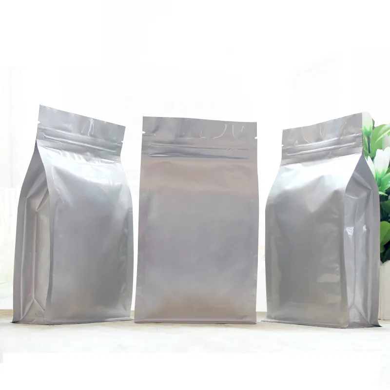 50PCS/PC 10*20+6cm/ Aluminum foil Zip Lock Stand up Pouch Coffee packaging bags zip lock bag Foil stand pouches | Дом и сад