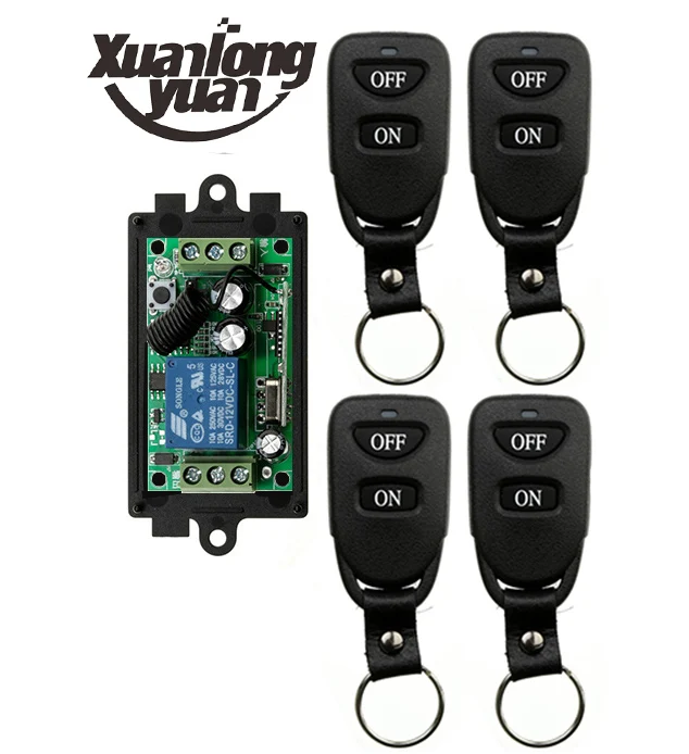 Xuanlongyuan DC12V 1CH 10A пульт дистанционного управления выключатель света реле выход