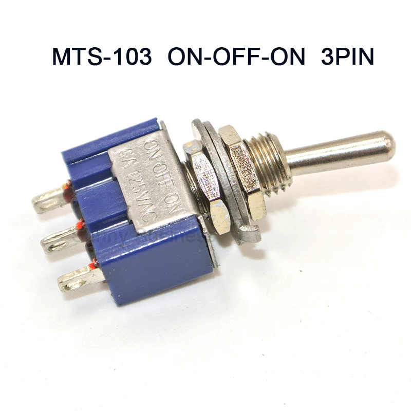 Blue ON-OFF-ON 3PIN