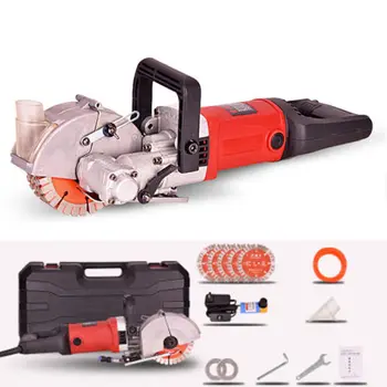 

Electric Wall Chaser Groove Steel Concrete Cutting Slotting Machine 220V 4000W