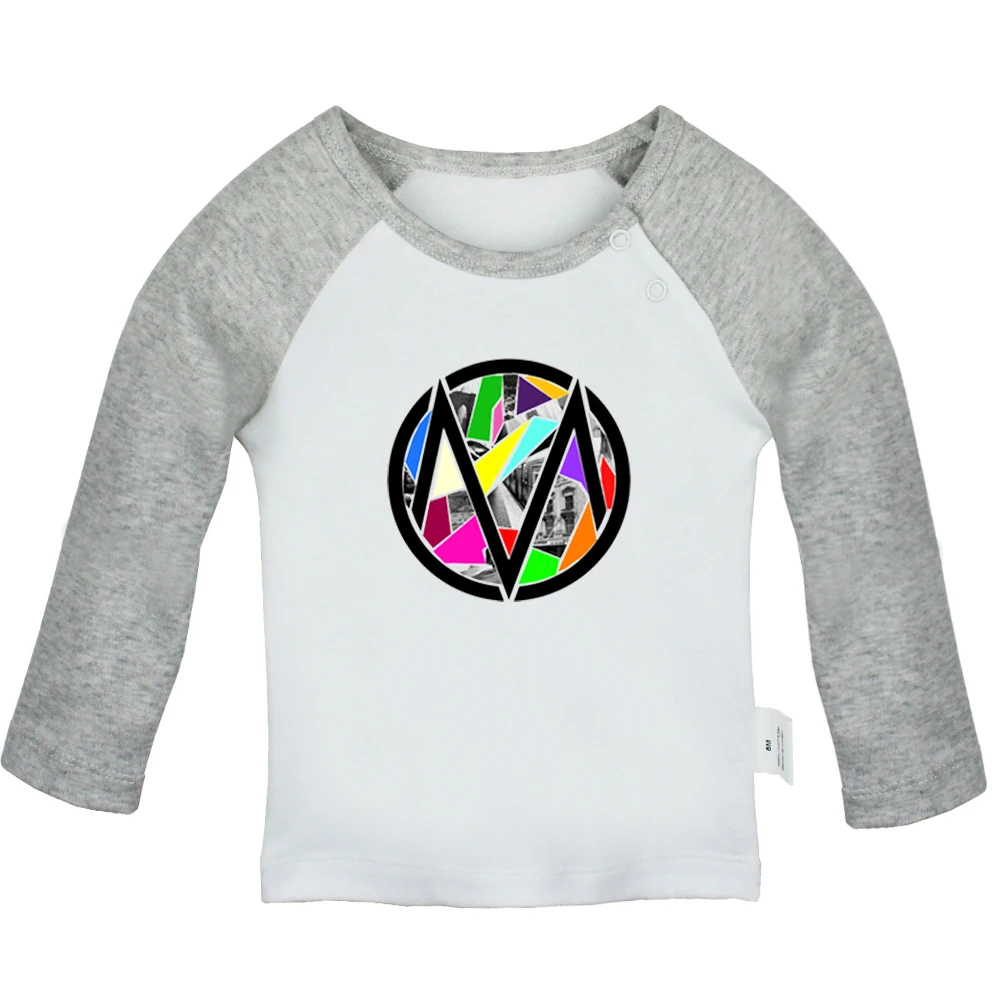 ONE OK ROCK Funny SWAG symbol THE BLACK EYED PEAS The script band футболки для новорожденных футболки с длинными рукавами для малышей