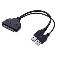 USB 3,0 2,5 дюймовый Кабель-адаптер USB 3,0 на SATA адаптер кабель совместим с 2,0 Интерфейс Plug And play
