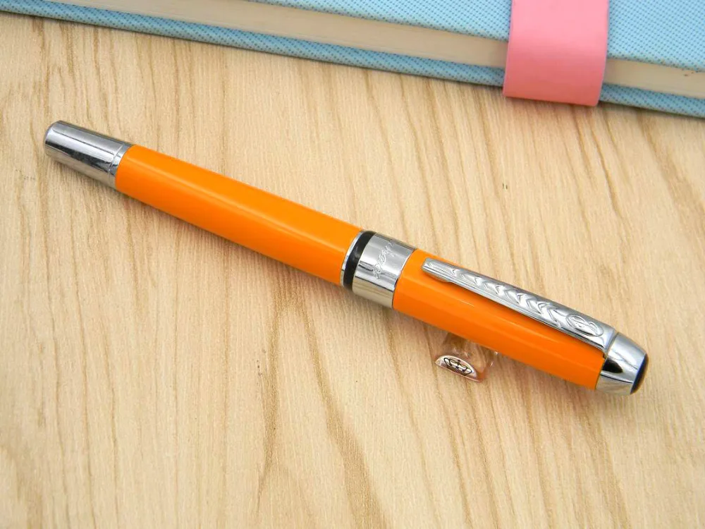 Jinhao 250 ORANGE Высокое качество гладкой записи международного подарочные авторучки
