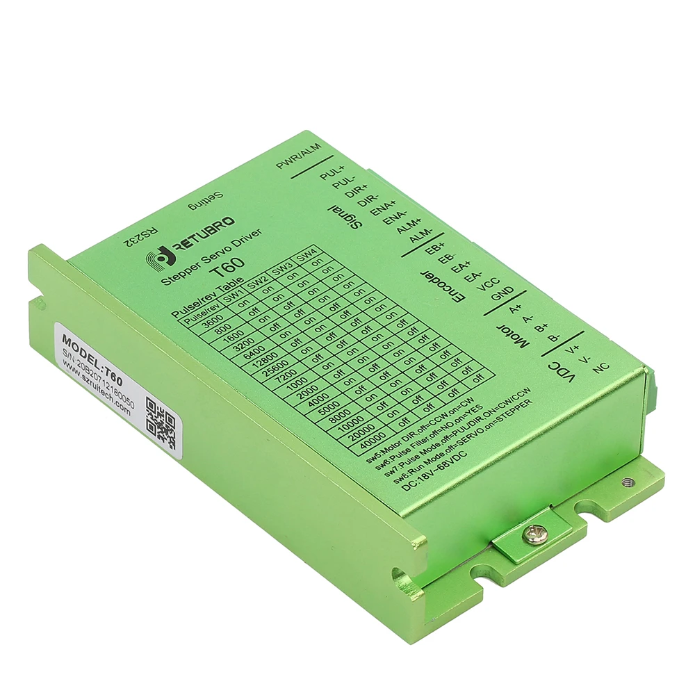100% новый и оригинальный драйвер шагового двигателя Easy Servo T60 Nema 23 сервопривода с