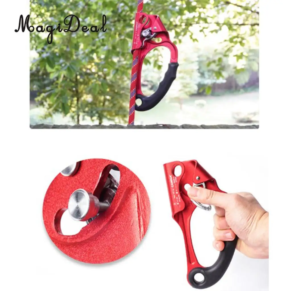 

2pcs Climbing Caving Tree Arborist Ascender Rope Riser for Right & Left Hand