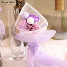 Изящные Молодежные Свадебные букеты розовый/фиолетовый/красный свадебный рукоять цветы мечтательный прекрасный невесты руки Цветы DB001