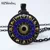 2017 New Arrival Wiccan Pendant Necklace Constellations Of The Zodiac Wicca Pagan Jewelry Glass cabochon Jewelry HZ1 ► Photo 3/6