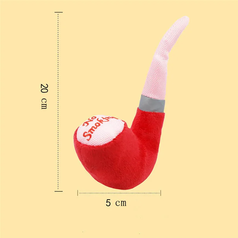 Pipe Shape Plush Pet Squeak Toys Sound Play Dog Toys For Small Large Dogs Cats Puppy Molar Chew Toys Wholesale#F#40AT29