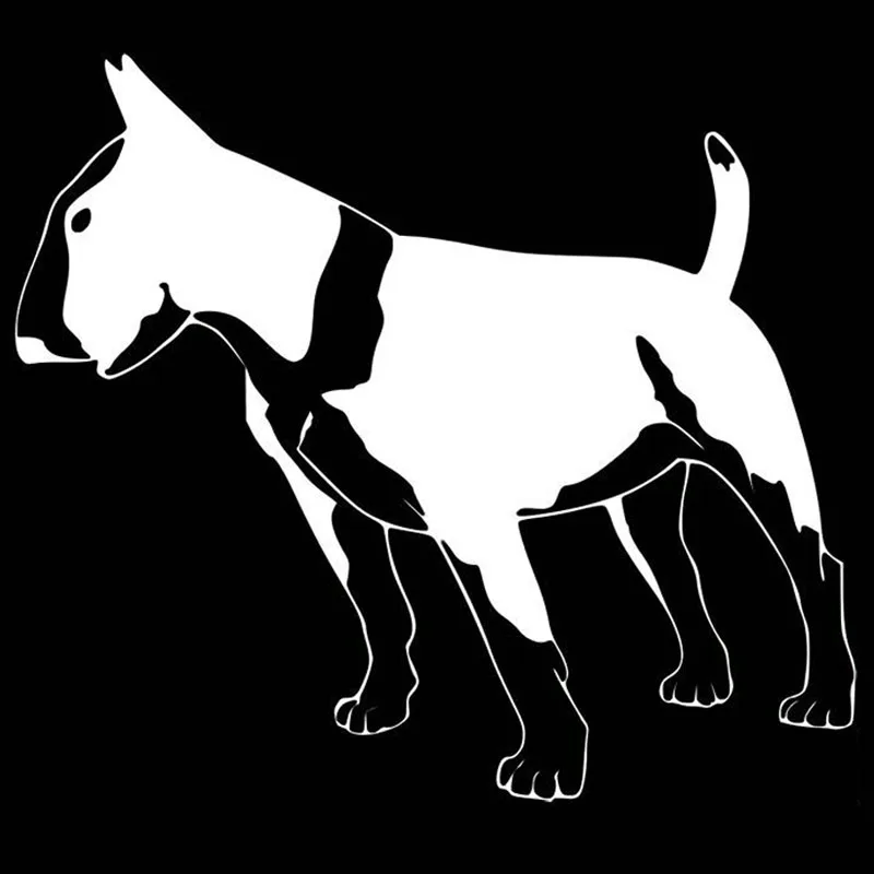 Наклейки с изображением Бультерьера собаки 15 2*13 5 см|sticker on the rear window of car|sticker
