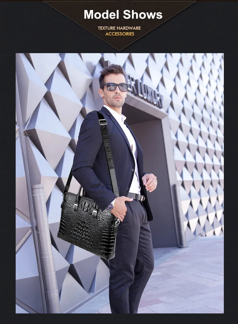 genuine leather men briefcase (1)