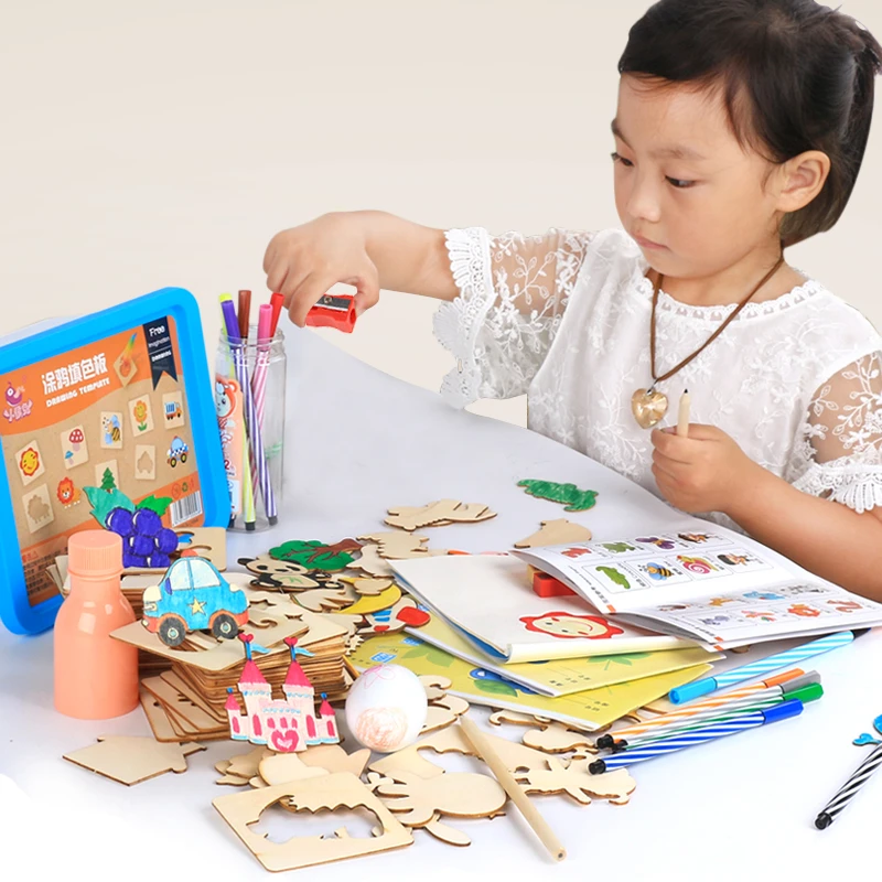 Детские игрушки, игрушки для рисования, доска для раскрашивания, Детские Креативные Игрушки для раннего обучения, обучающая игрушка для мальчиков и девочек