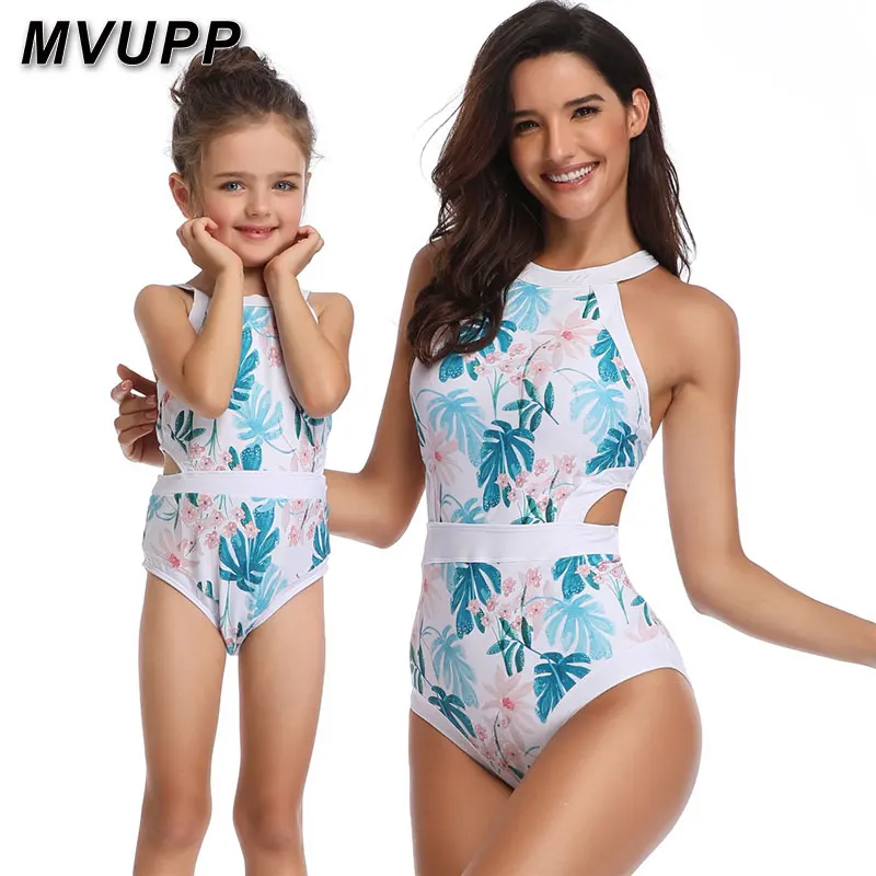

mommy and me swimsuit summer family look mother daughter Bikini swimwear matching outfits mother aughter clothes set one piece
