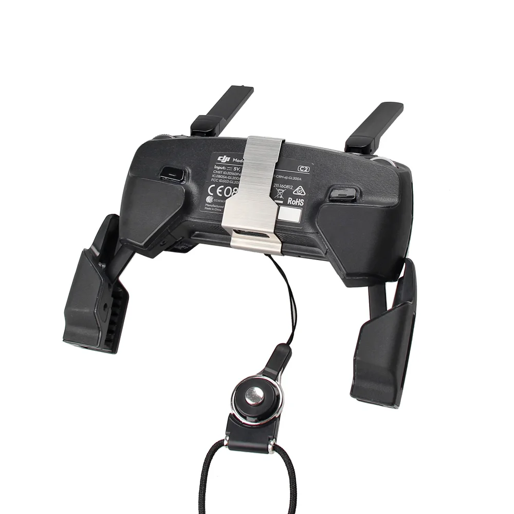 Remote Controller Lanyard Strap Hang Buckle Metal Bracket Shoulder Neck Belt Sling For DJI SPARK  MAVIC Drone Transmitter 1 (13)