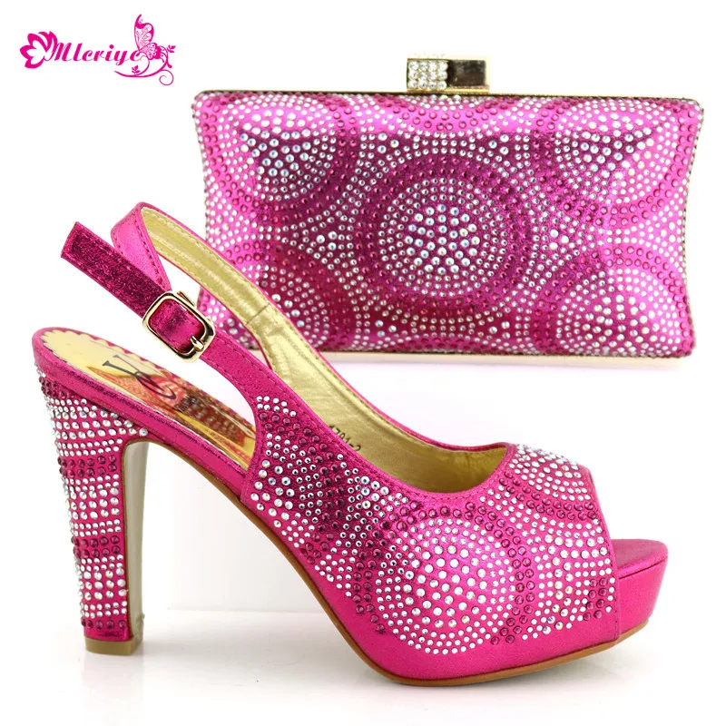 Italian Shoes with Matching bags For fuchsia Party african Shoes And Bags Set For Wedding Party Shoe and Bag Sets set 1719-2 Italian Shoes with Matching bags For fuchsia Party african Shoes And Bags Set For Wedding Party Shoe and Bag Sets set 1719-2
