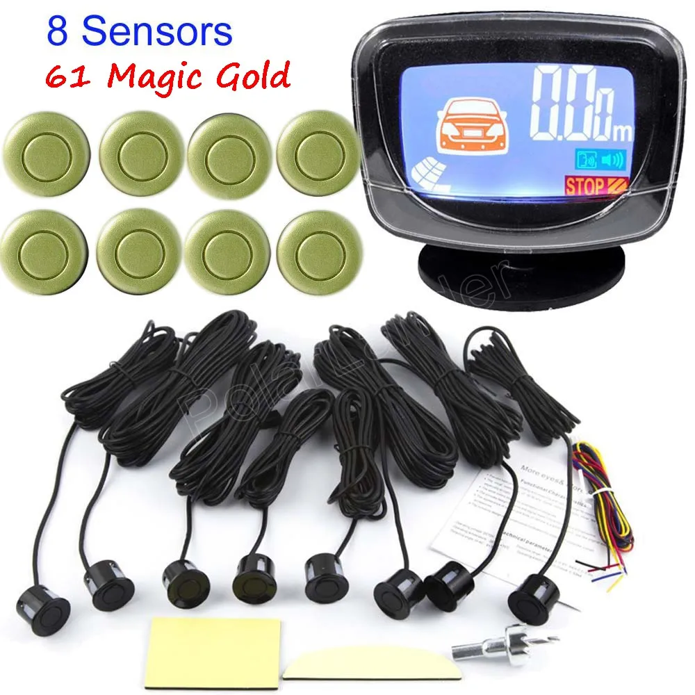 Beeper alarm Car LCD Display Parking Sensor Reverse Parking Sensors Backup Radar Detector System