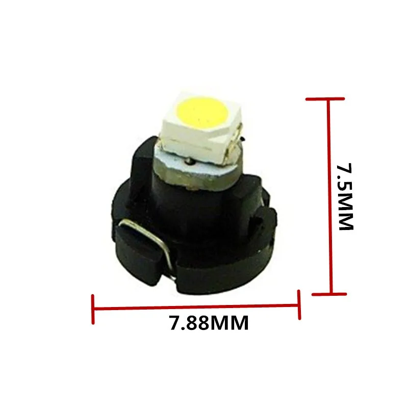 10pcsX T3 1 SMD 1210 3528 LED 1SMD T5 Авто interieur Dashboard Lampen авто Autolichten Wit rood blauw groen|t3 led smd|groen |