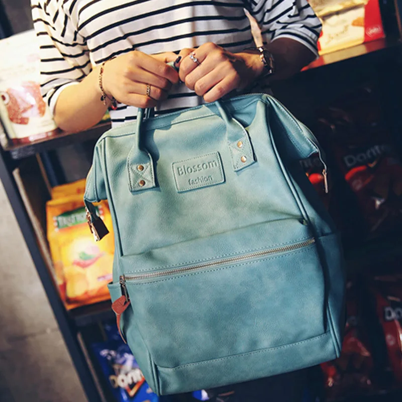 Рюкзаки для подгузников для мам, модная сумка для подгузников, Большая вместительная сумка для кормления детей, сумка высокого качества из искусственной кожи, рюкзак для путешествий MBG0150 - Цвет: Green
