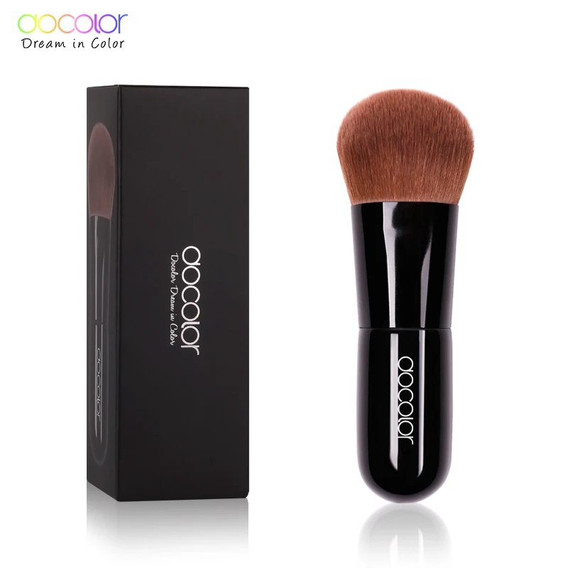 

Docolor Kabuki Brush Soft Curved Bristles Foundation Power Brush Make Up Brushes For Beauty Essential Makeup Tool