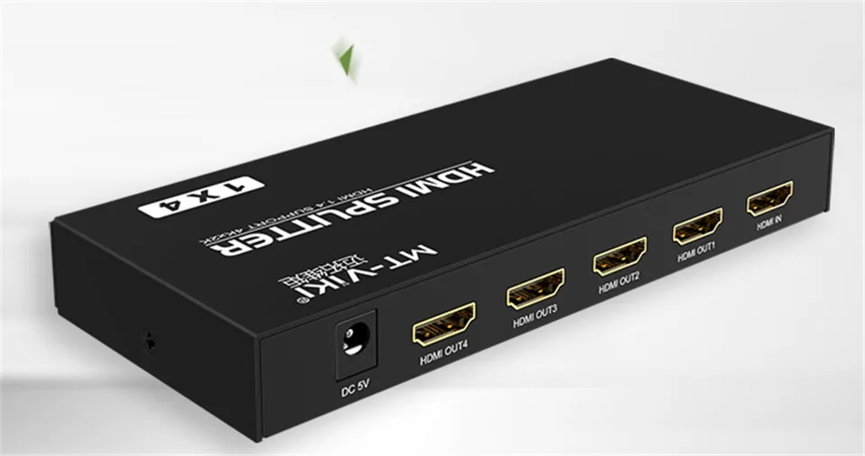 2017 высокое качество оригинальный mt-Lamoda mt-sp104-h 4 Порты и разъёмы HDMI Splitter 4 К * 2 К Бесплатная доставка