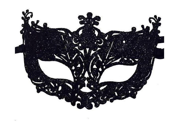 Men Women Sex Ladies Masquerade Ball Mask Venetian Halloween Party Eye Mask New Black Carnival Fancy Dress Costume Party Decor