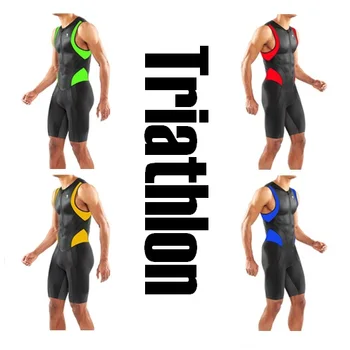 

Men's Sleeveless Cycling Jerseys Triathlon Sportswear High Quality Ironman Skin Jersey Free Shipping QI19LT1